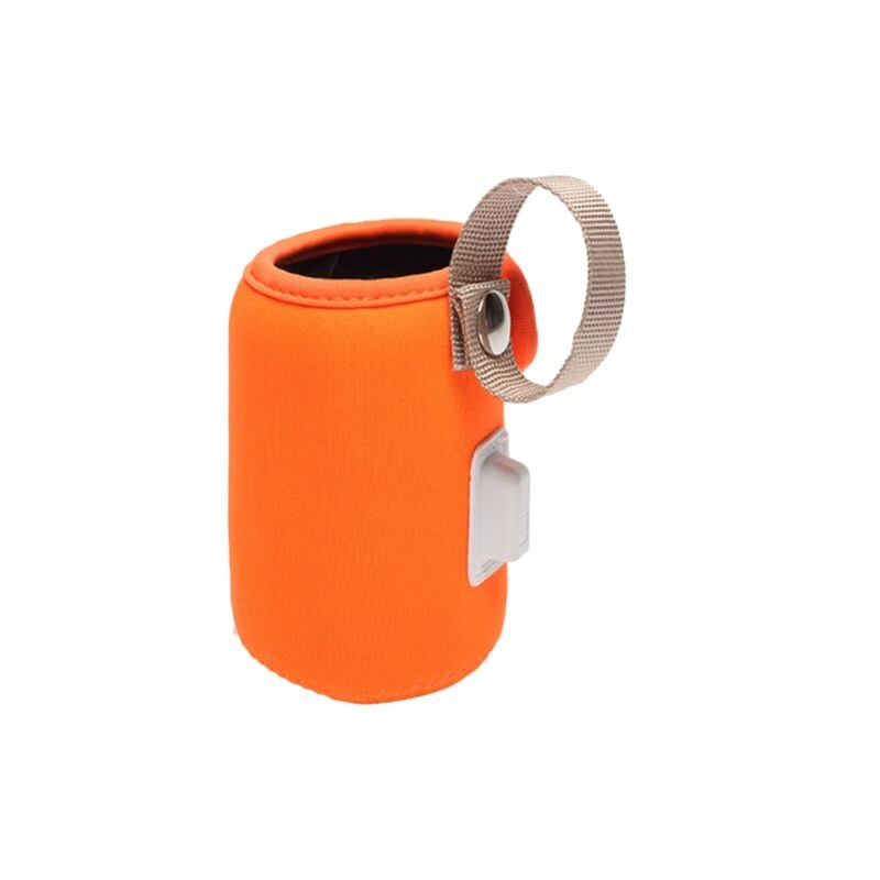 Funda calefactora para biberones con USB, bolsa de aislamiento antideslizante antiescaldado, calentador de leche portátil para coche D08C