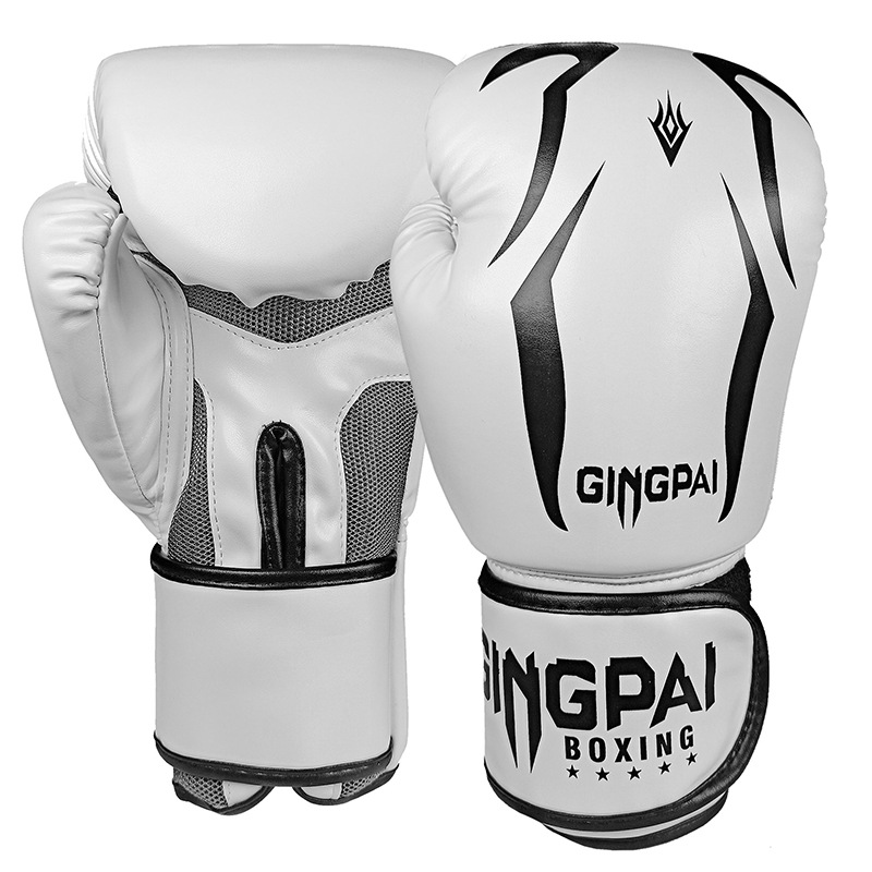 Gants de Kickboxing professionnels pour adultes, poings Sanda, entraînement pour hommes et femmes, sacs de sable de boxe thaïlandais, gants Muay Thai Taekwondo: Bourgogne / 10 pouces