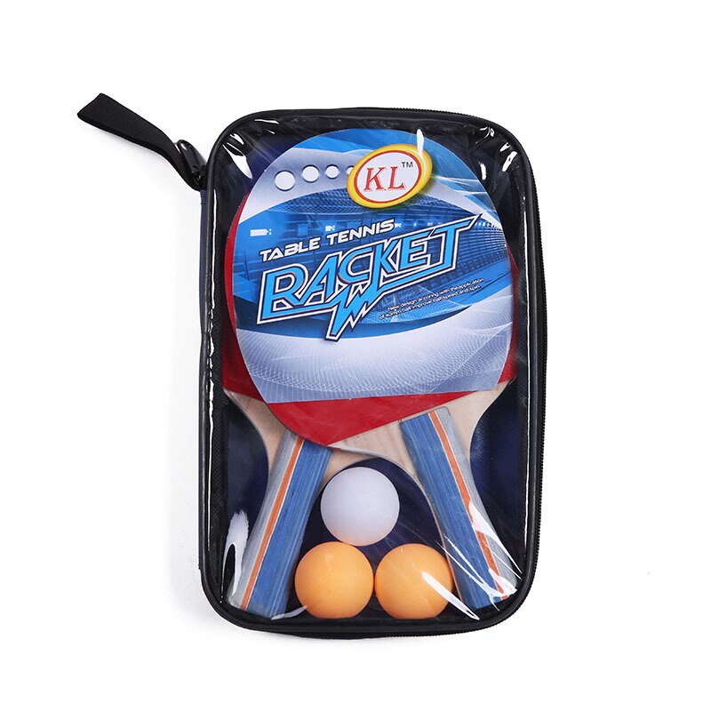 Table Tennis Bats Ping Pong Racket Portable Set Ping Pong Training Rubber Red Ping Pong Paddle Accessories