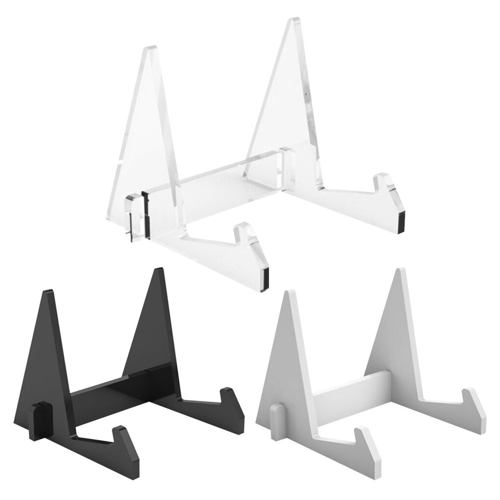 Acrylic Book Display Stand Retail Book Holder Cookbook Rock for Office Hold up to 35mm Think Books