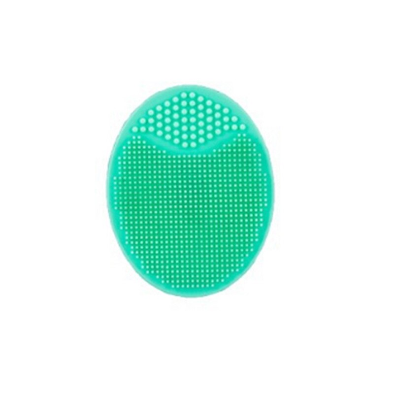 Cepillo de limpieza Facial de silicona, exfoliante de cara con espinillas, suave, Limpieza Profunda, herramienta de cuidado Facial, 1 ud.: 01 Green