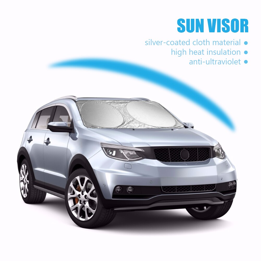150X70Cm Voorruit Zonnescherm Protector Universele Auto Voor Zonneklep Zonnescherm Voor Outdoor Persoonlijke Auto Onderdelen Decor