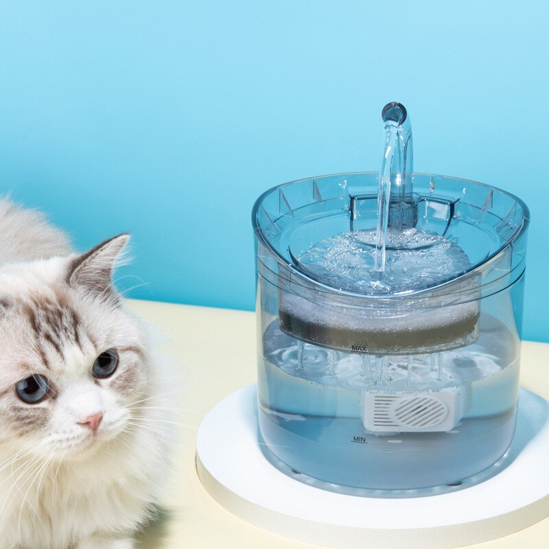 Fuentes de beber para gatos, circulación automática, inteligentes, inducción, para beber agua para perros y gatos