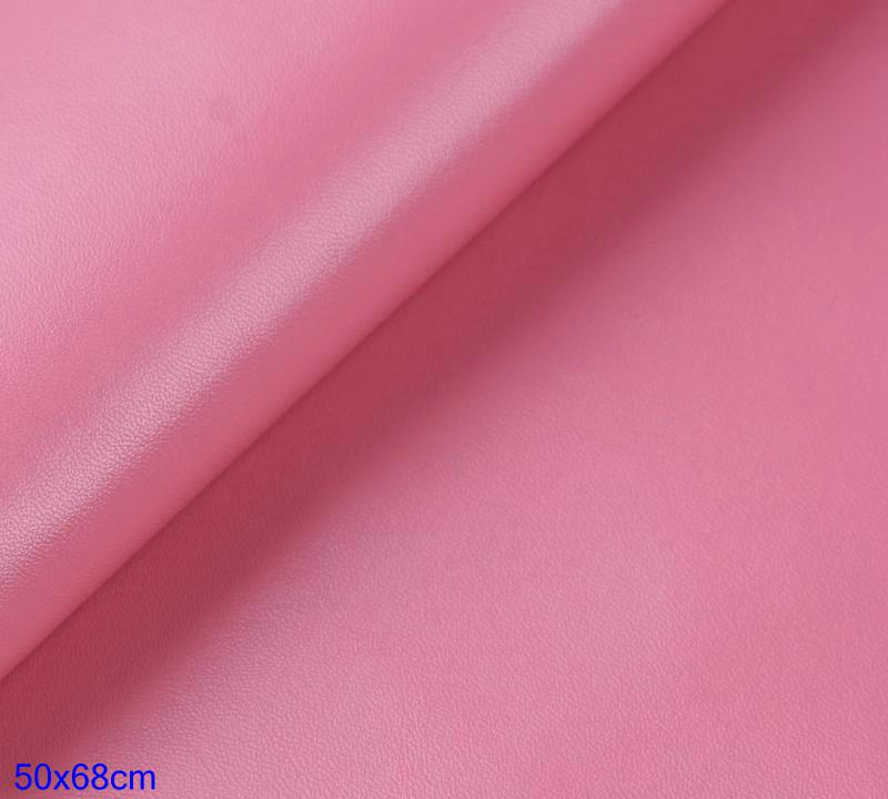 50 x 68cm imitert pu lær stoff øko lær møbler materiale bil napa vinyl lær skinn møbel stol møbelstoff stoff: 39 mørkrosa