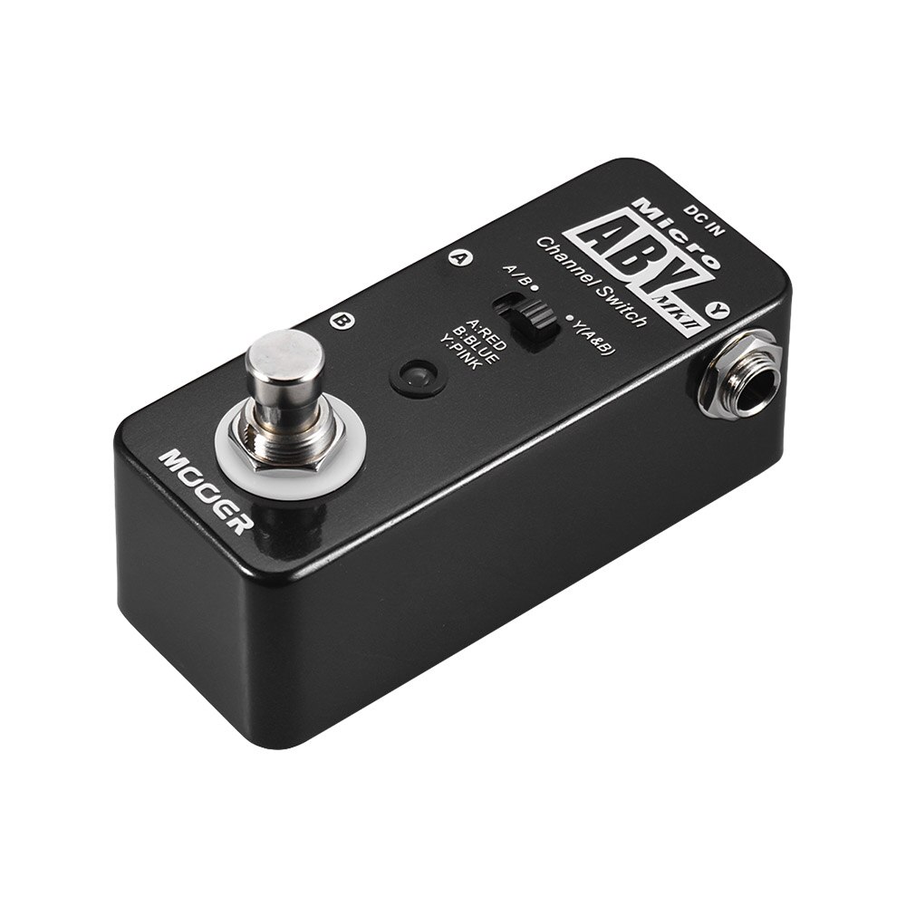 MOOER ABY MKII interrupteur de canal pédale d'effet de guitare véritable dérivation coque métallique complète pièces et accessoires de guitare