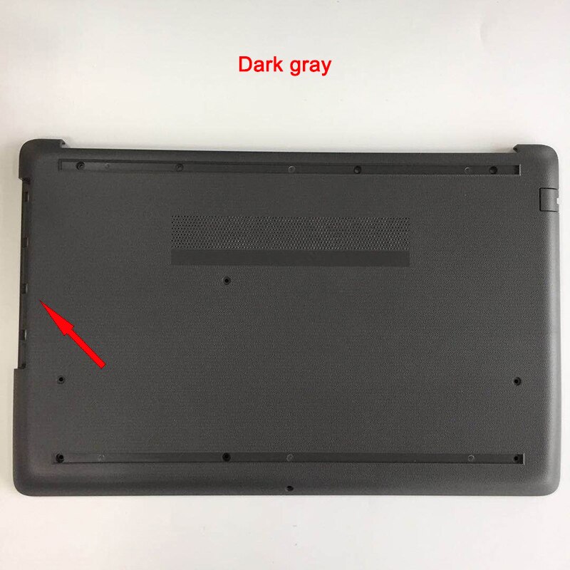 Laptop upper lower shell for HP Pavilion 15-DA 15-DB 15G-DX DB0007TX 250 G7 screen back shell frame palm rest bottom shell cover: Dark gray D