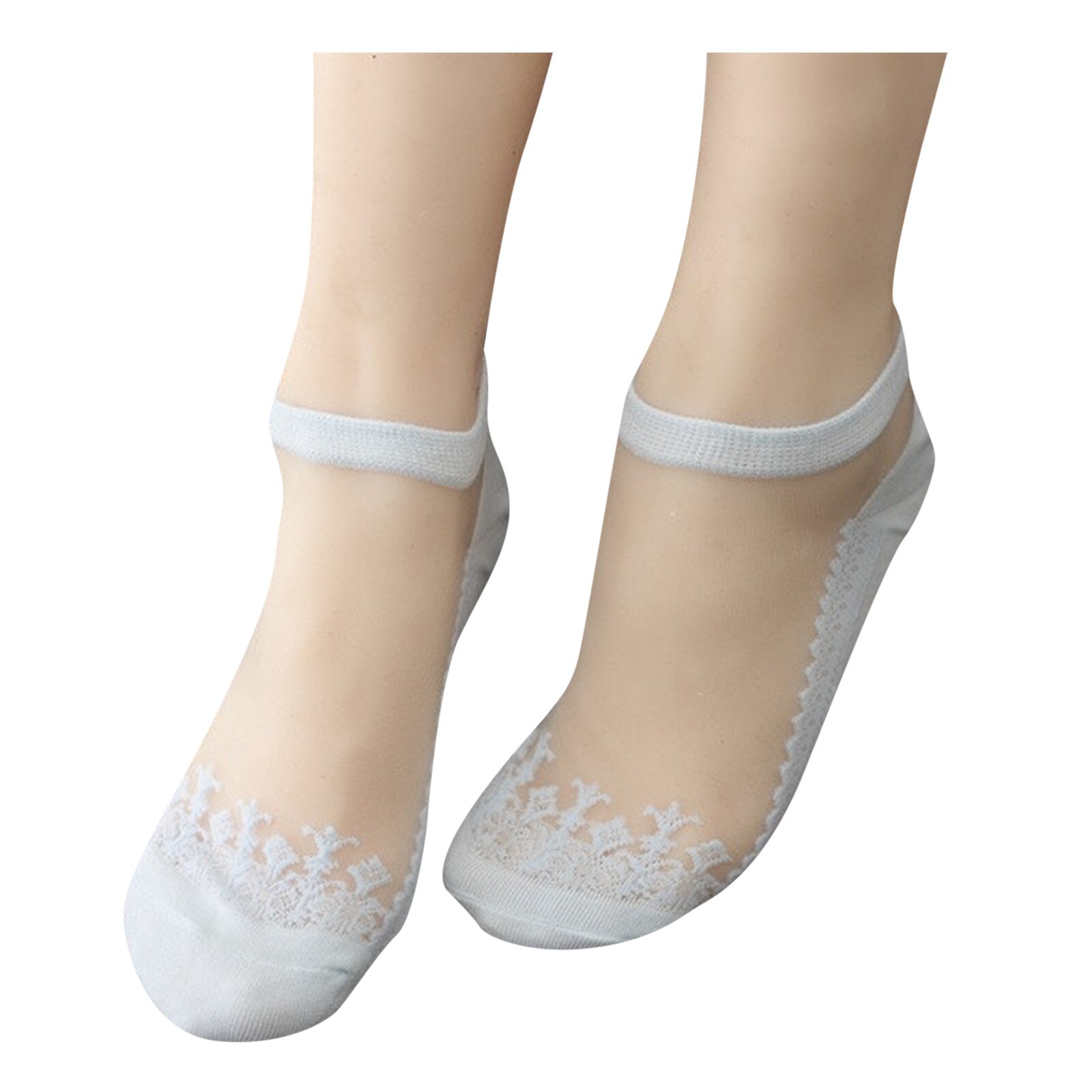 Quente sexy respirável pele preta cor sólida laço impresso antiderrapante tornozelo meia flor verão invisível curto meias femininas socks socks socks socks
