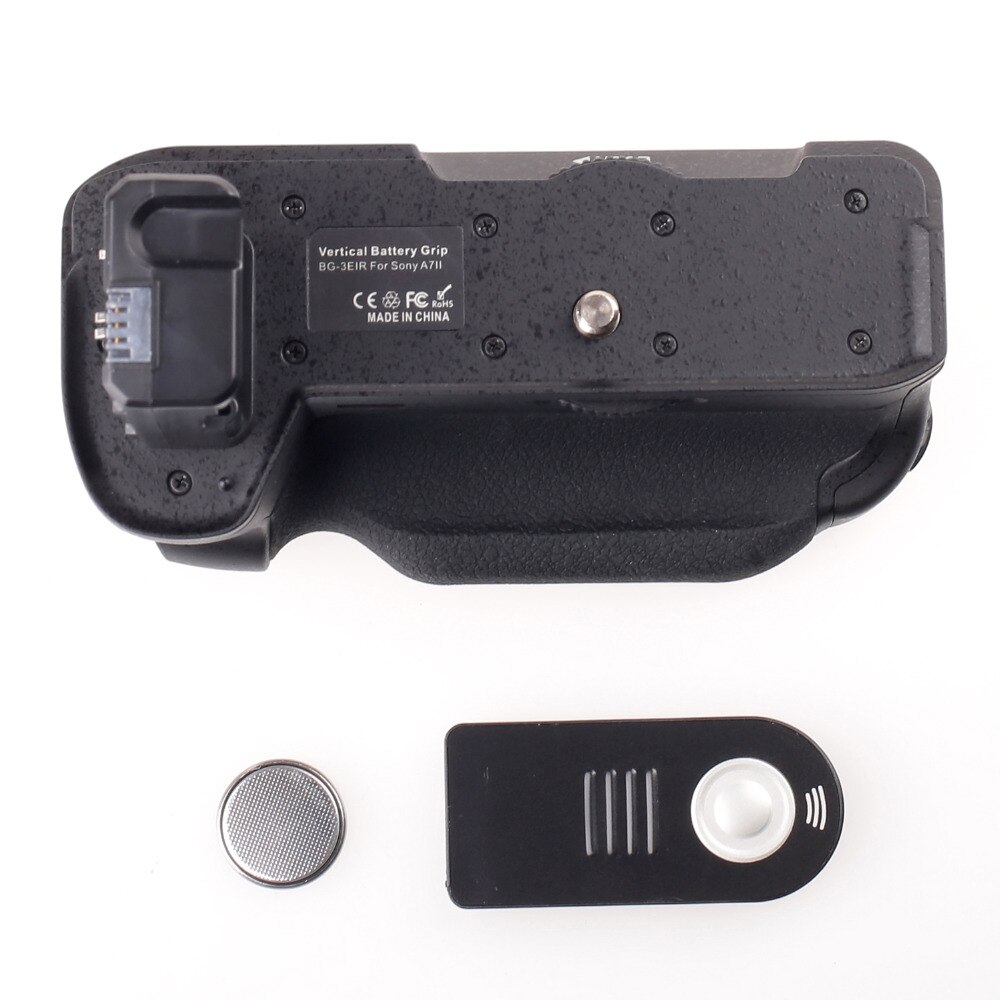 JINTU – Pack de support de batterie avec télécommande pour SONY A7II A7RII A7SII DSLR, appareil photo sans miroir BG-3EIR