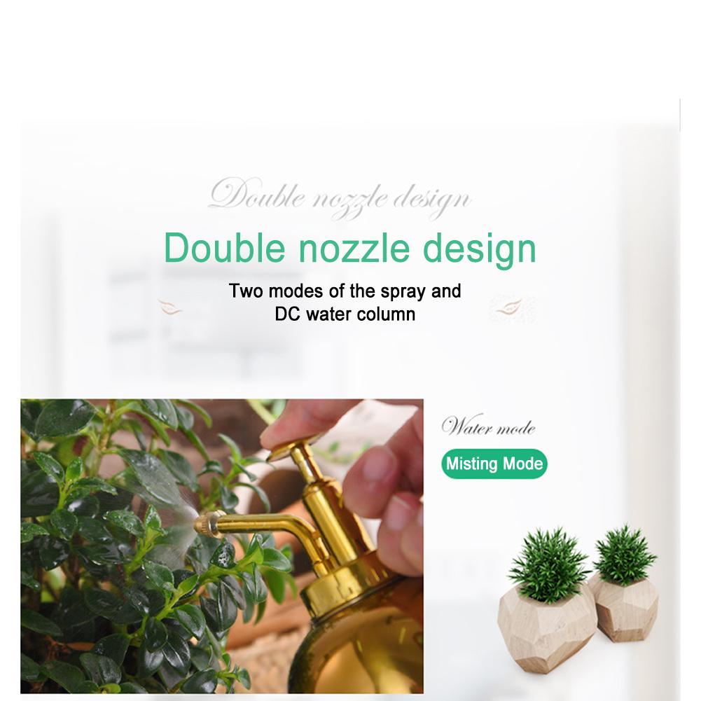 Watering fles nordic engels-stijl vintage messing succulenten kleine gouden tuinieren spuiten kan 300ml gieters voor bloemen