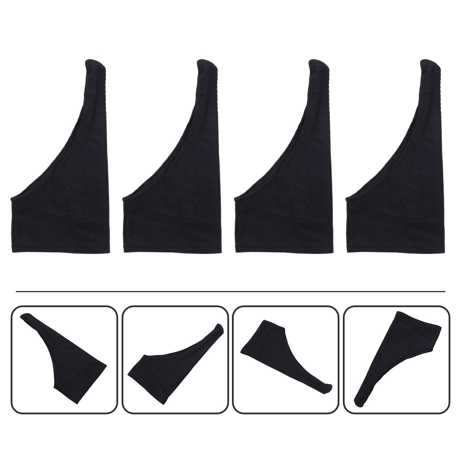 4 pezzi guanto da disegno in poliestere guanto da artista per disegnare tavoletta schizzi taglia XS