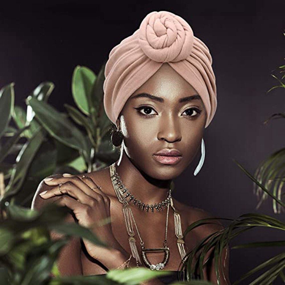 Afrikanische Muster Headwrap Pre-Gebunden Motorhaube Turban Kappen für Frauen Chemo Hut Baumwolle Kopftuch Weibliche 10 Farben trend