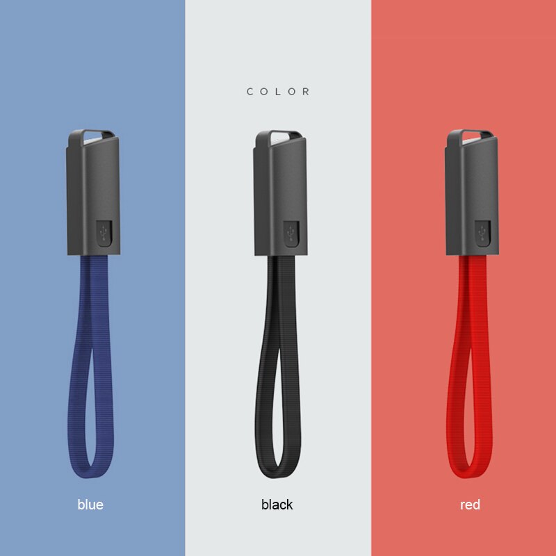 Data USB Keychain Portable Charger Charge Fast Cable for iPhone 6 S 6S 7 8 Plus X 10 XR XS MAX 5 5S SE Phone Accessory Wire Cord