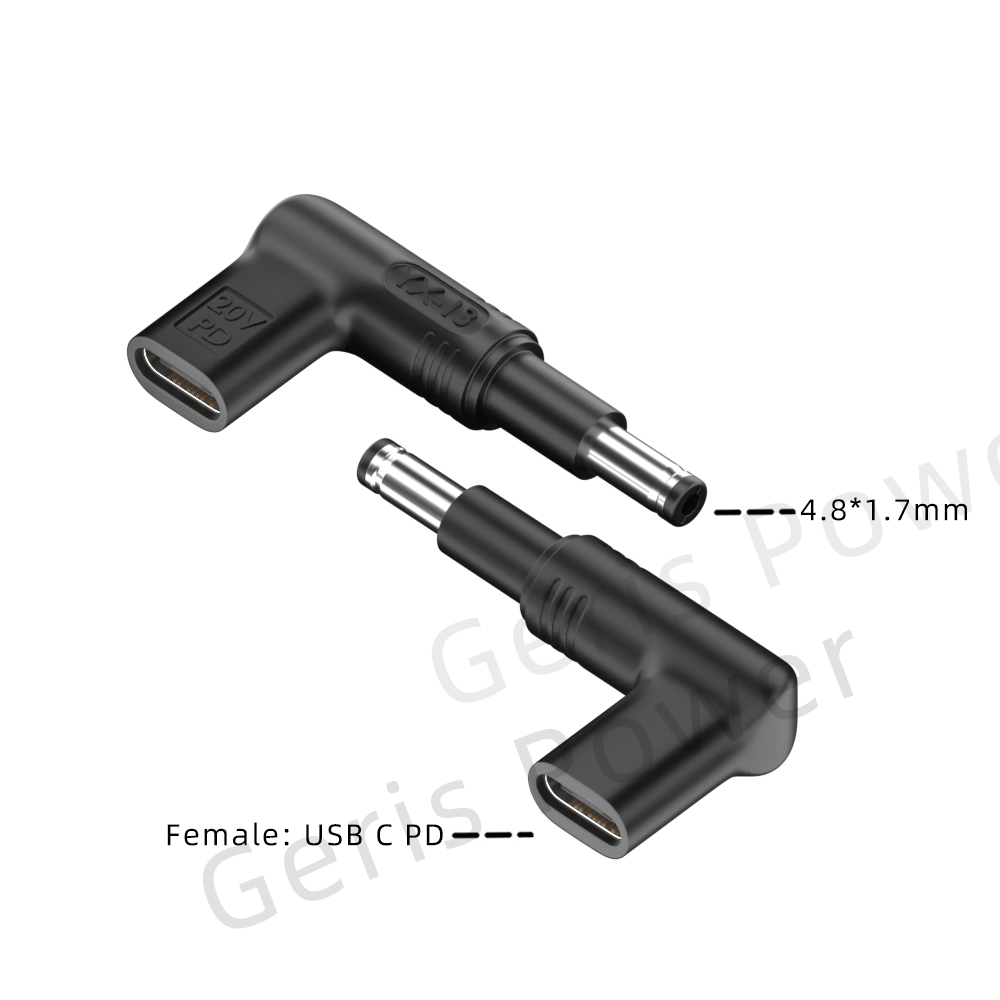 65W 90W 100W USB Type C PD to DC 4.5x3.0 7.4x5.0 4.0x1.35 5.5x2.5 5.5x1.7 3.0x1.1mm Laptop Charger Converter for Lenovo Asus Hp: Turquoise
