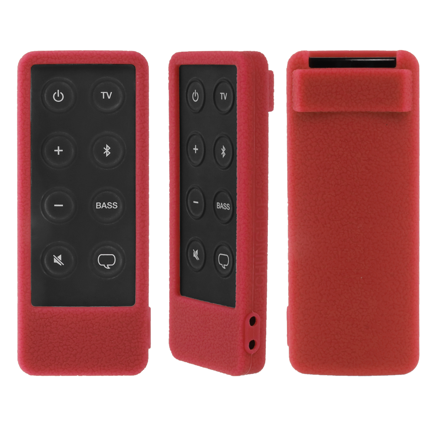 Waterproof Case Fit for Bose SOLO 5 15 II CD Player Remote Controller Music Sound System Shockproof Silicone Protective Cover: RED