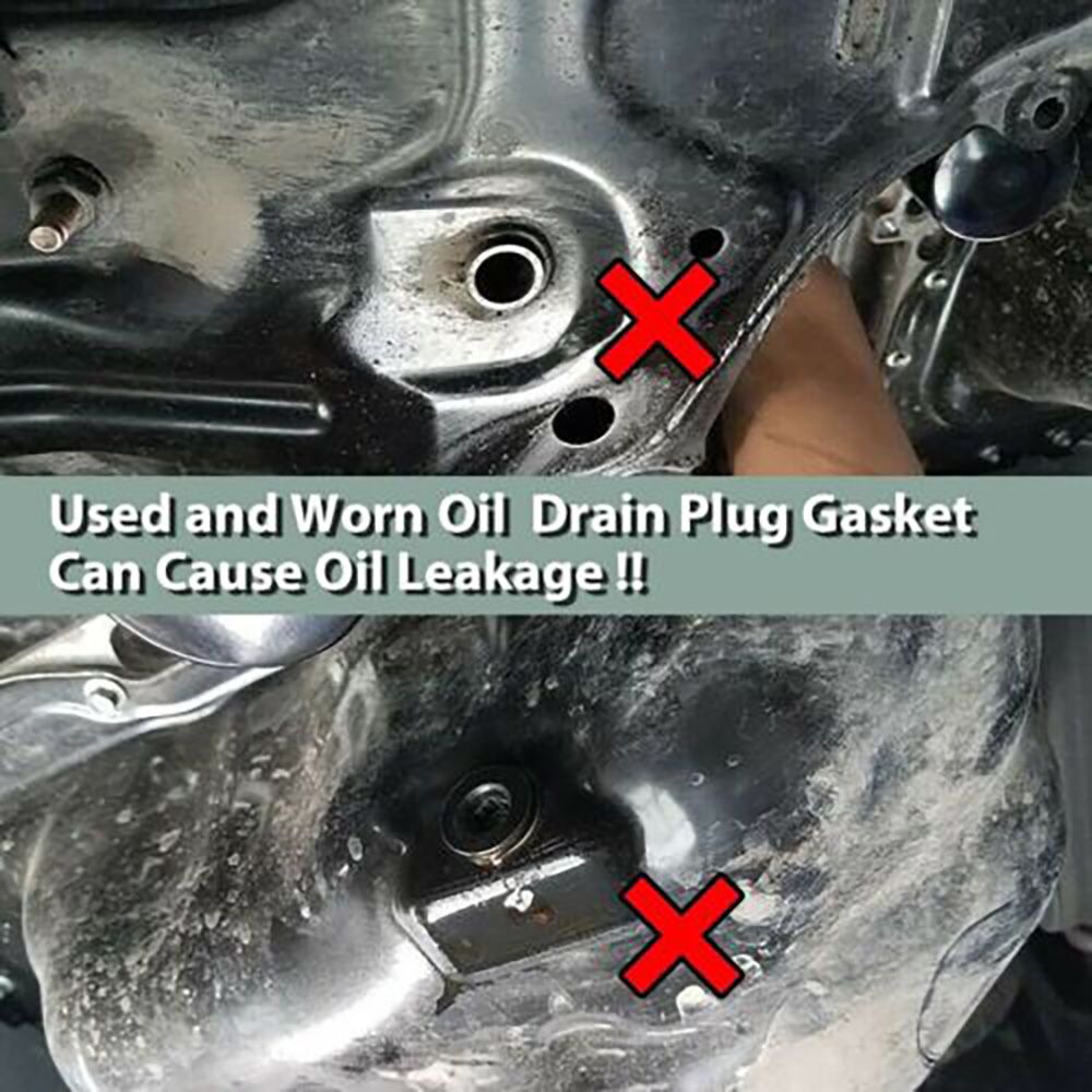 10x OE# 90430-12031 Aluminum Oil Drain Plug Gaskets Crush Washer Seals for Toyota Camry Corolla Lexus Scion Replaces# 9043012031