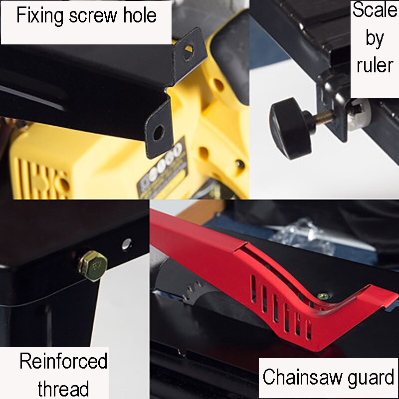 Woodworking Workbench Multi-function Portable Home Small Decoration Frame Push Table Electric Circular Saw flip Saw Table T-P03