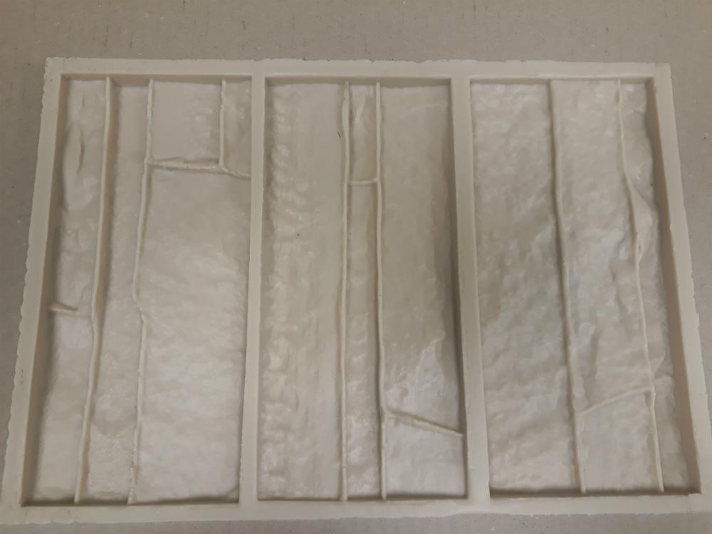 Polyurethan forme model til beton cement polyurethan forme gummi forme dekorativ tekstur væg og boligindretning