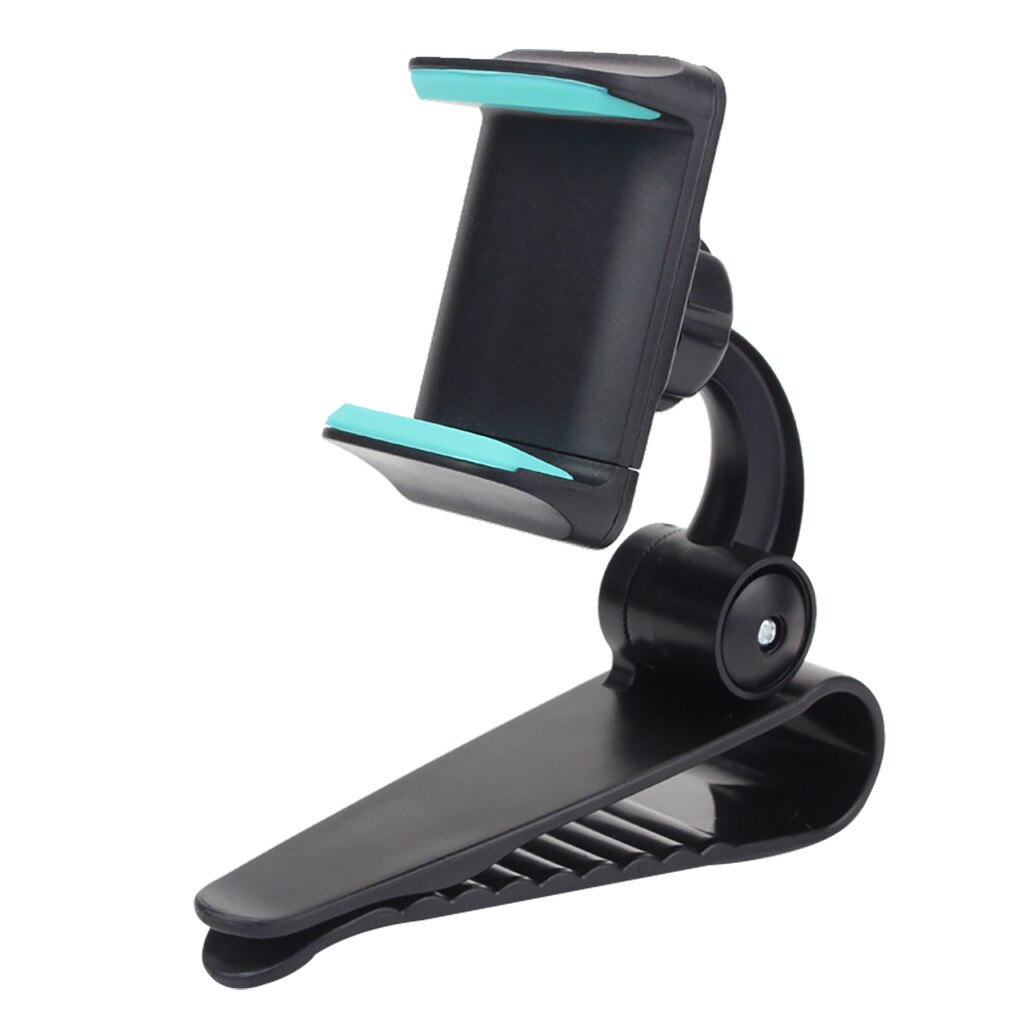 Parasol para coche con Clip, soporte para teléfono móvil con GPS, soporte giratorio de 360 ° para teléfono, Clip para salida de aire de coche, montaje # N: E