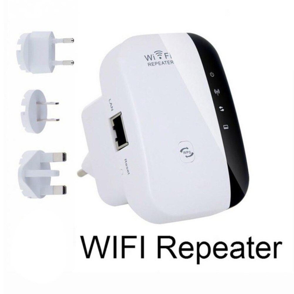 US/EU/UK Plug WiFi Range Extender Super Booster 300Mbps Superboost Boost Speed Wireless WiFi Repeater