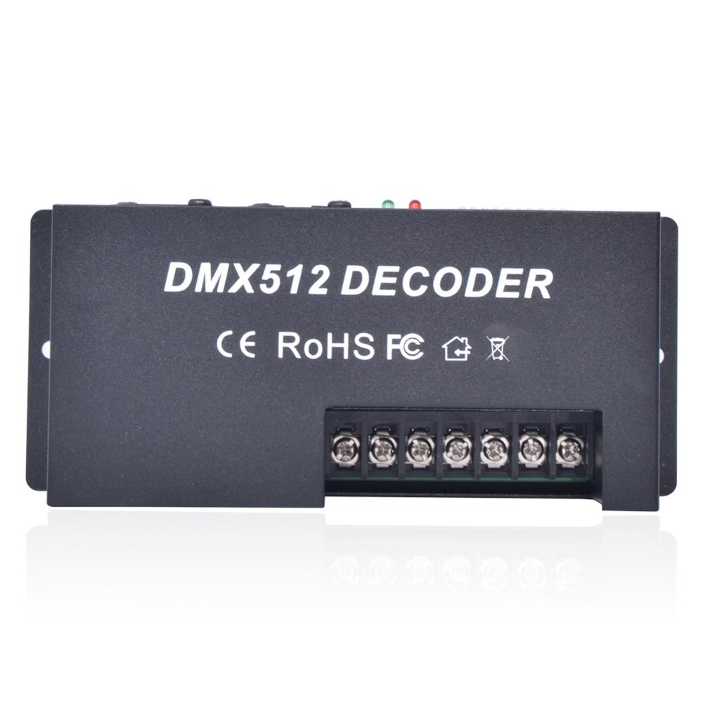 DMX512 4CH 4-channel RGBW dimming controller RGBW light bar module 12~24V 5A/CH FOR 5050 RGBW LED strip