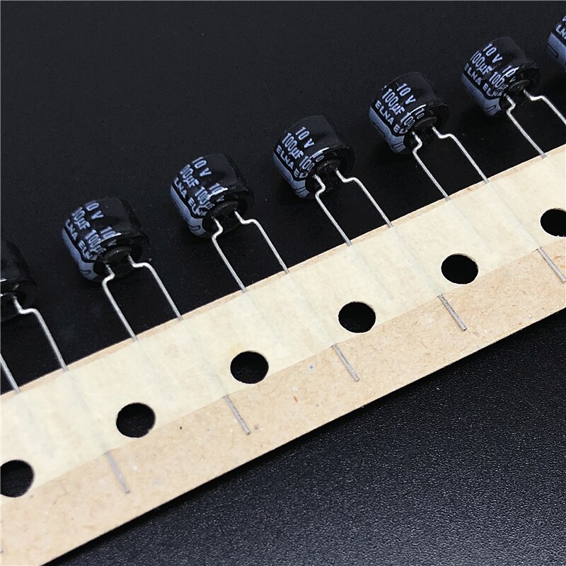 10 Uds 100uF 10V ELNA R3F serie 8x5mm Original de 10V100uF condensador electrolítico de aluminio