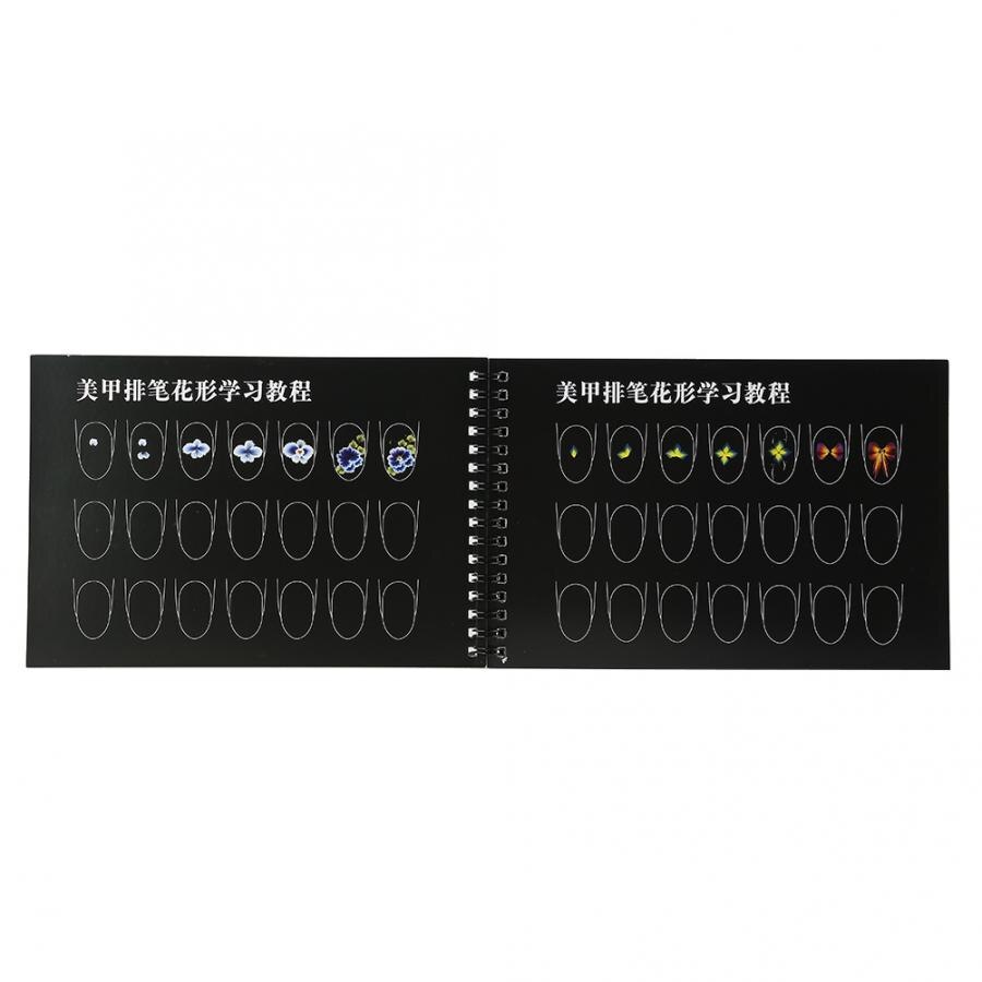 Nail Art Practice Template Learning Paper Book Manicure Drawing Painting Exercise Books Tool For Manicure Salon Nail Accessories: 01