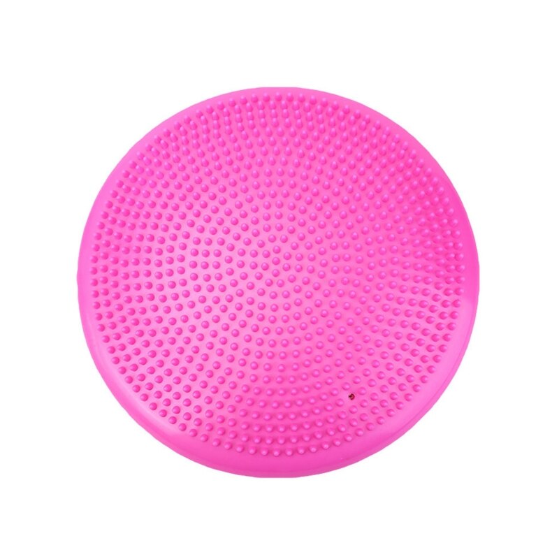 Yoga Wobble Cushion Multipurpose Inflatable Mat Sitting Posture and Attention Improvement Undulating Seat Pain Relieve
