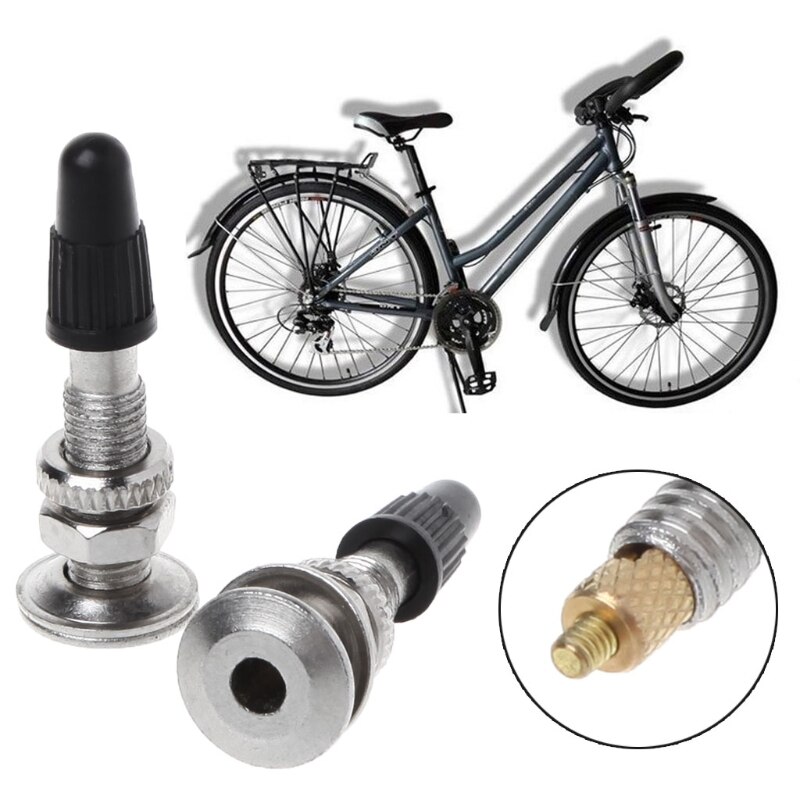 2Pcs/Set 31mm Bicycle Presta Valve Ultralight Tire Zinc Alloy MTB Mountain Road Bike