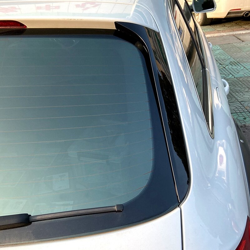 Pegatinas de alerón de techo trasero, cubierta embellecedora negra brillante para A4 B8 Edición de viaje Allroad Avant