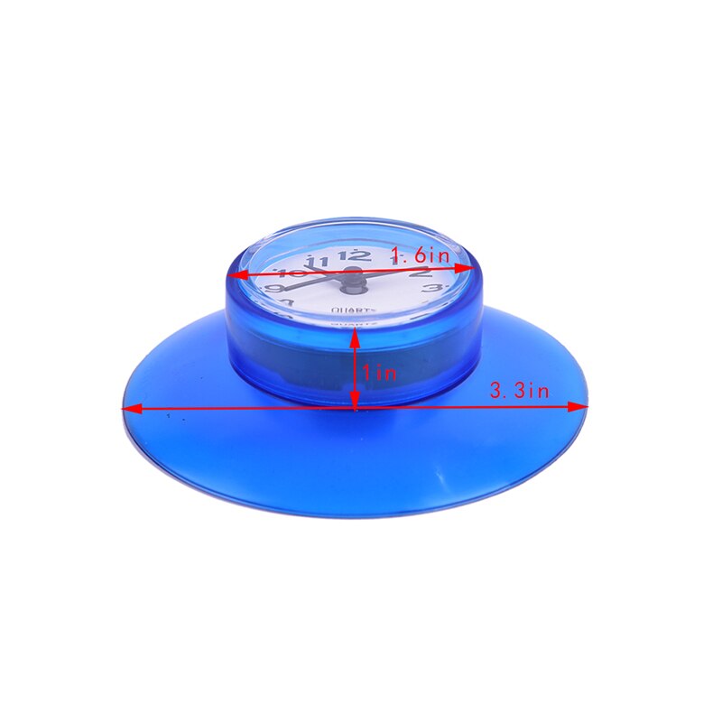 1Pcs Badkamer Keuken Waterdichte Sucker Klok Douche Booth Krachtige Gehandeld Home Sucker Klok