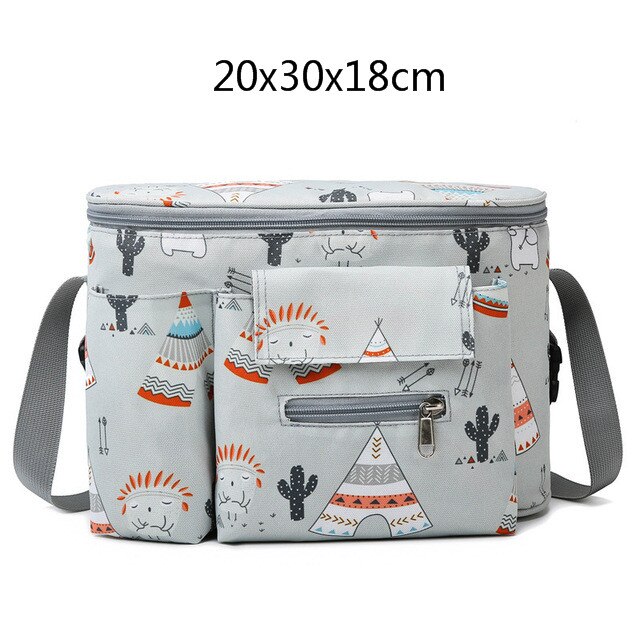 Mommy Diaper Storage Milk Bag Backpack Milk Bag Portable Breast Pump Bag Double Layer with Cooler for Work Mom: 13