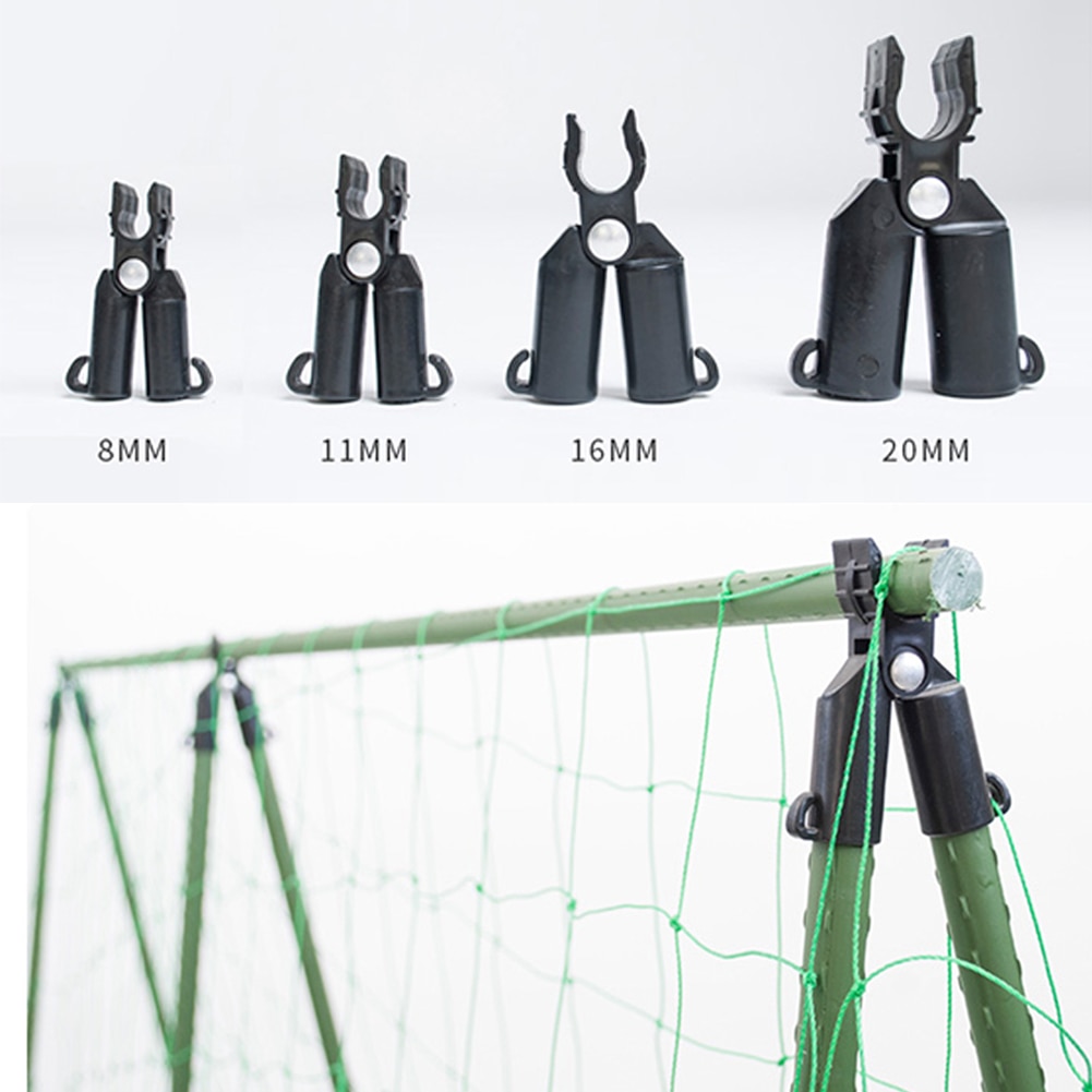 Accesorios de pilar de toldo para soporte de plantas, Clip tipo A, montaje rápido, soporte de vid de escalada, Conector de estante, Clip de sujeción, 12 Uds.