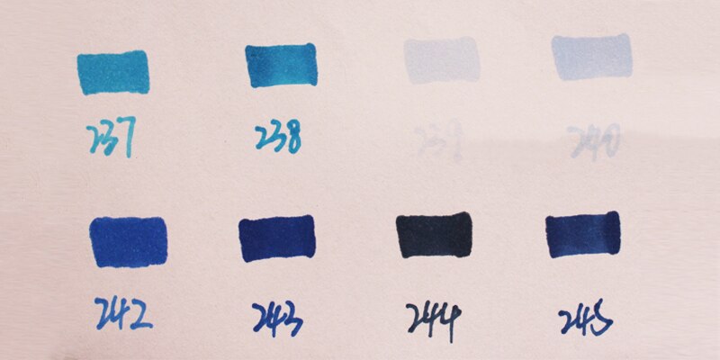 Finecolour Markers Brown And Blue Color Double-Ended Art Marker Artist Sketch Drawing Marker Pen: Blue Series