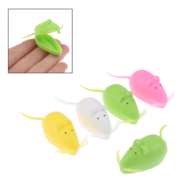 5Pcs Mini Plastic Baby Milk Teeth Holder Mouse Shape Organizer Box Save Tooth Storage