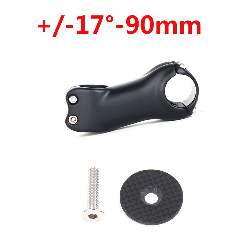 ELITA ONE Mountain Bike Carbon Fibre Stem Road/MTB Bicycle UD Carbon Stems 6/17 Degree31.8mm* 70-130mm: 17 Degree 90mm-2308