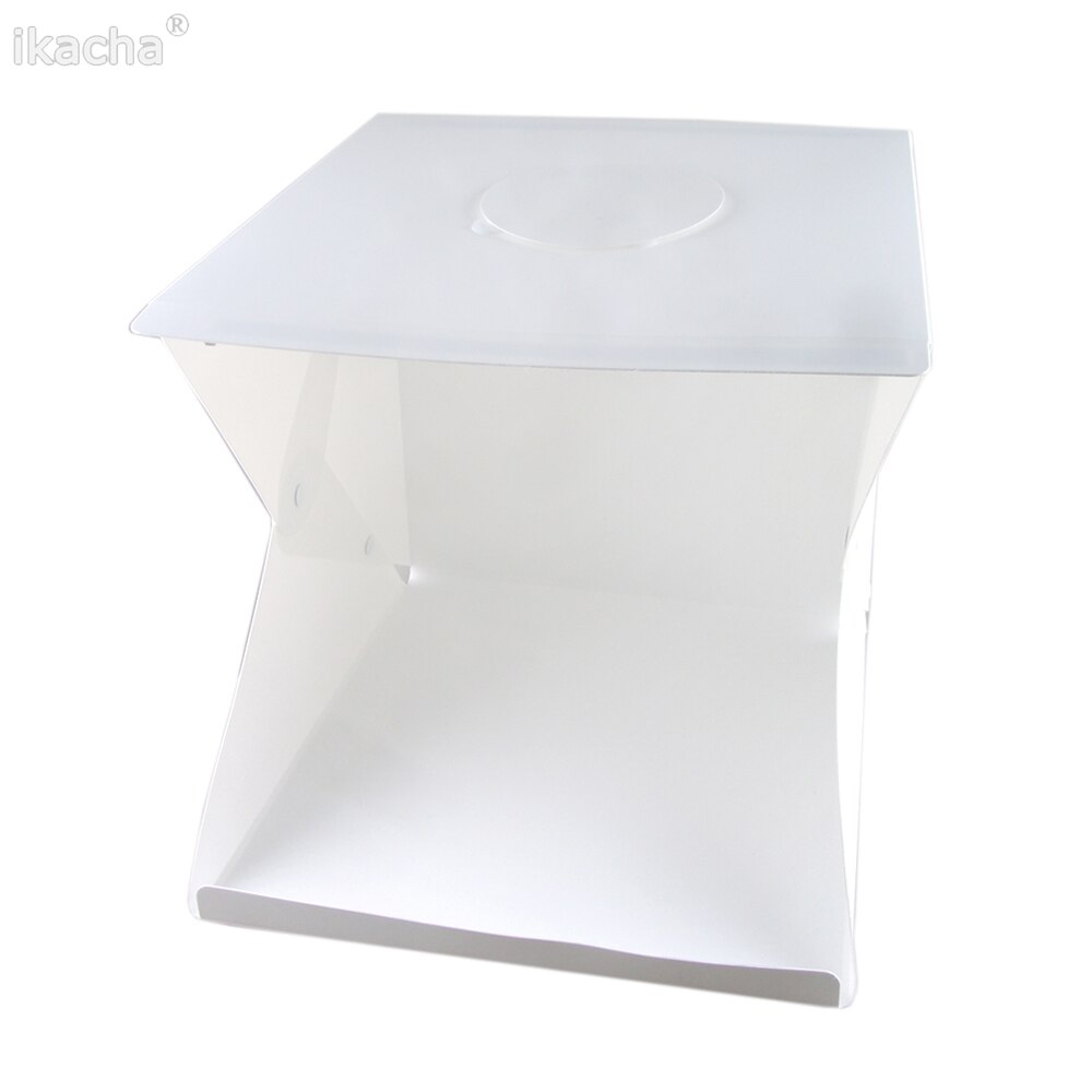 40*40 vouwen 2 LED Lightbox Draagbare Fotografie Foto Studio Softbox Verstelbare Helderheid Light Box Voor DSLR Camera