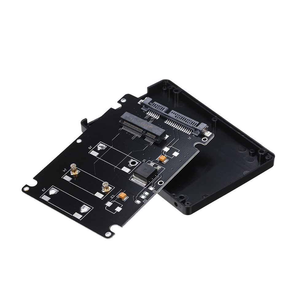 Msata Naar Sata Ssd Behuizing Msata 2.5 Sata Adapter Solid State Drives Ssd Harde Schijf Converter Naar Sata 3.0 kaart Met Case Box