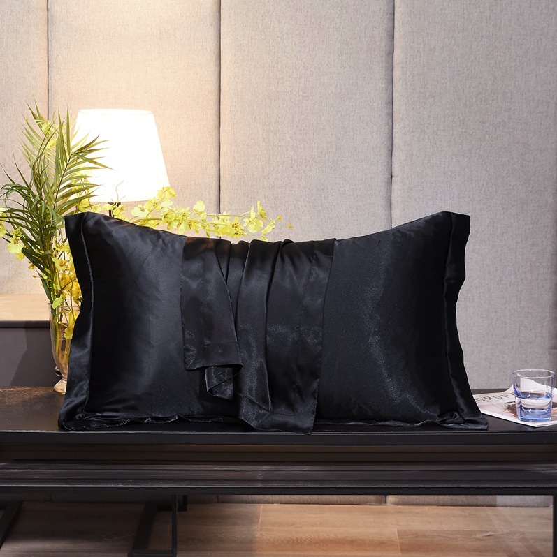 1Stck 100% Reiner Seide Kissenbezug Königin König Größe für Hotel Hause Weichen Gesunde Kissen Abdeckung Seide Kissen Kissen fallen 48*74CM: Gelb
