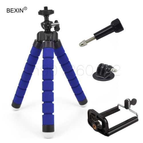 4 in 1 Mini Flexibele Camera Telefoon Hold gorillapod spons octopus statief voor mobiele telefoon voor Gopro mini statief stativ voor telefoon