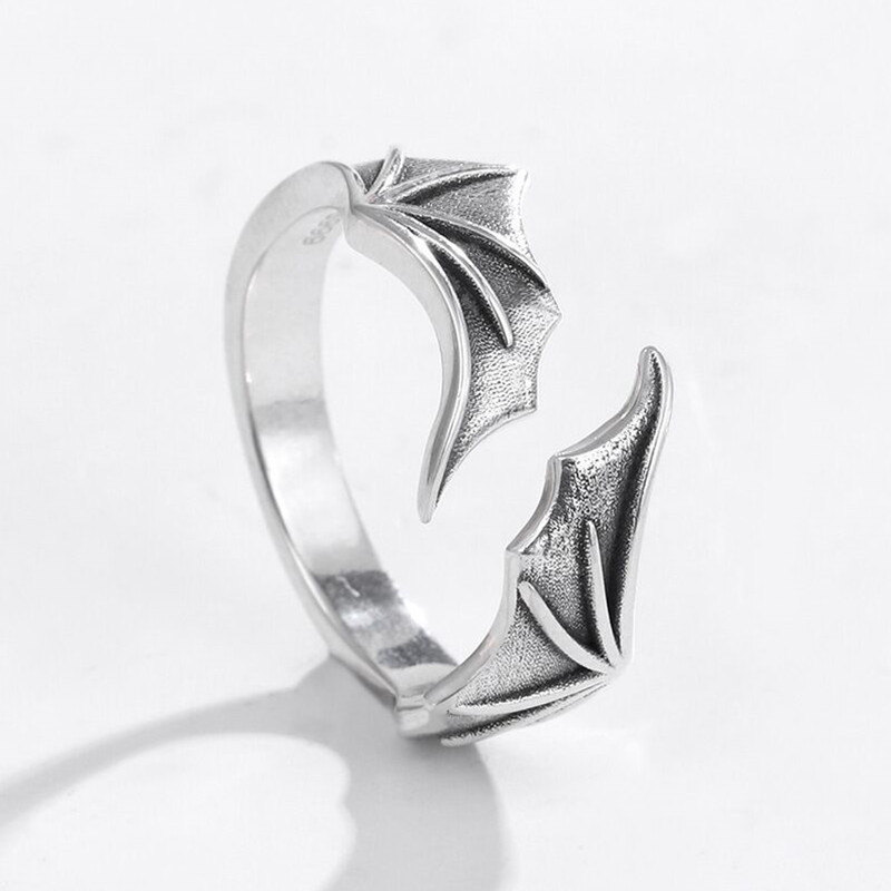 Anelli in argento Sterling 925 con ala del diavolo per le donne gioielli di design di lusso all'ingrosso gioielli GaaBou