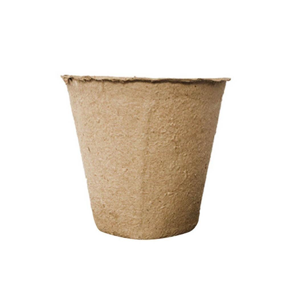 Macetas biodegradables para cuarto de niños, suministros de jardín, 10 piezas, 8x8cm: Default Title