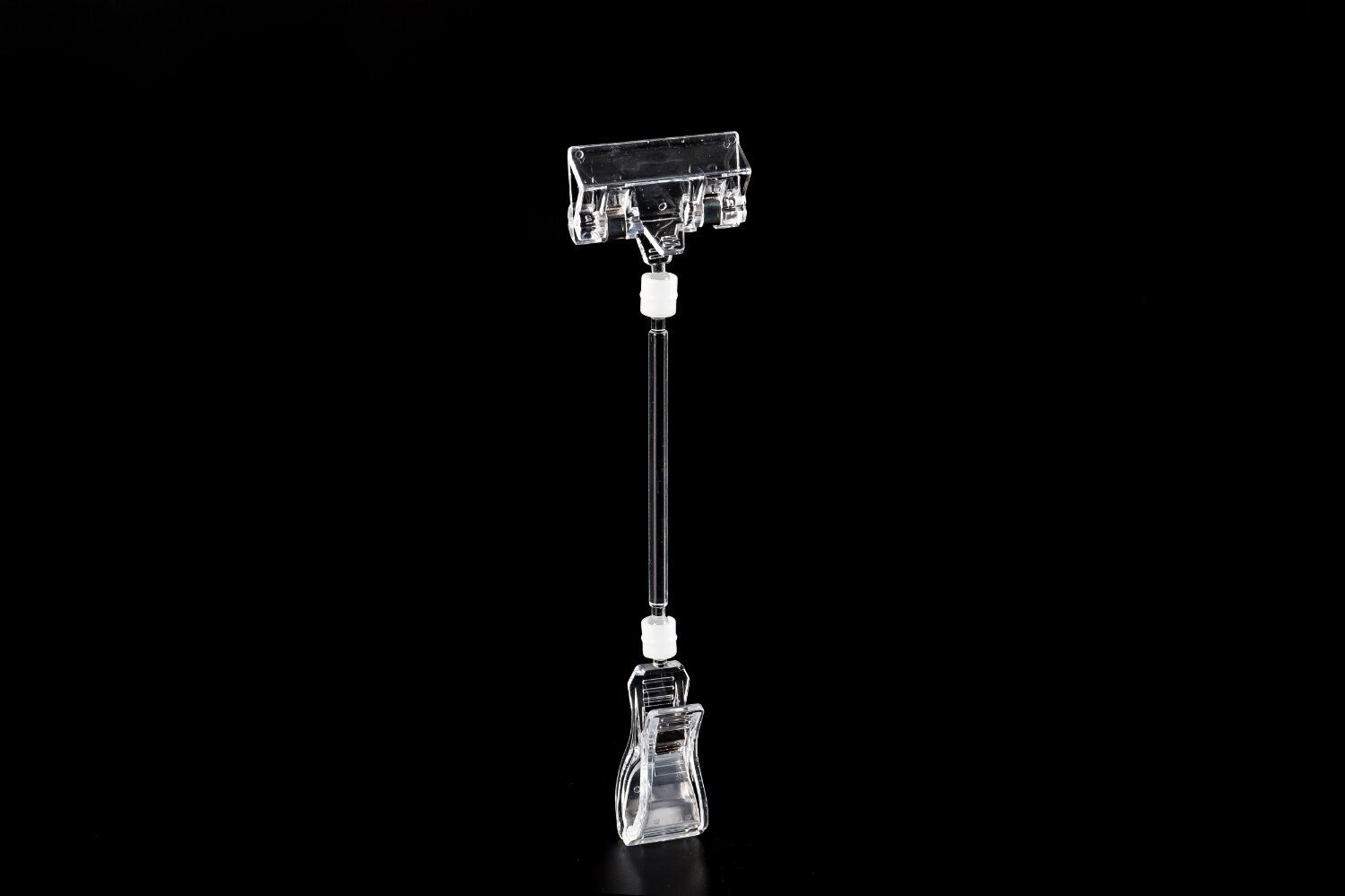 Pop Rotatie Clear Prijskaartje Houder Met Draaibare Clip: B8