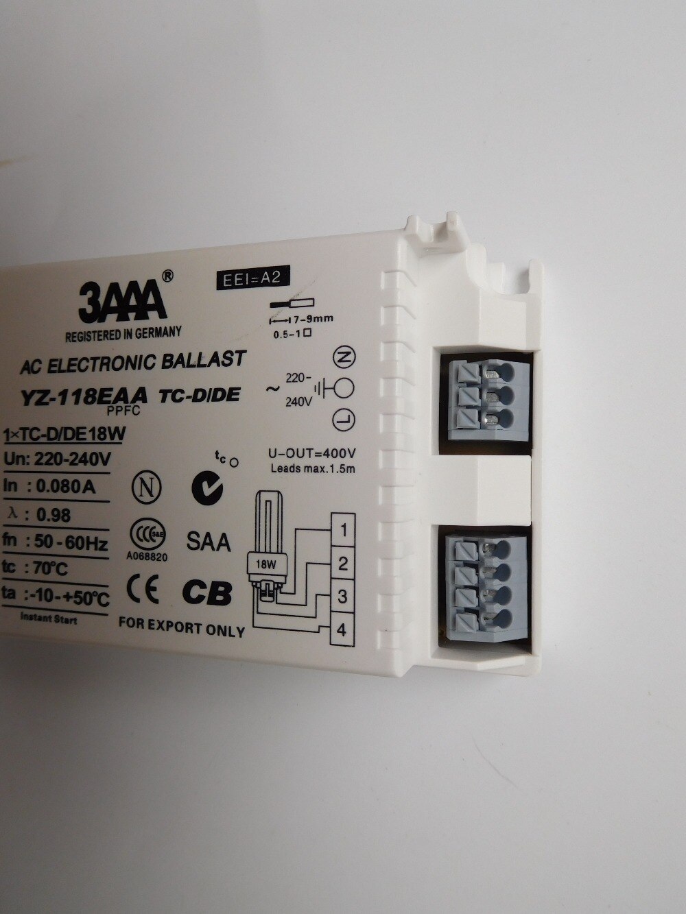 3AAA 18W 220-240V Instant Start AC Fluorescent Lam... – Grandado