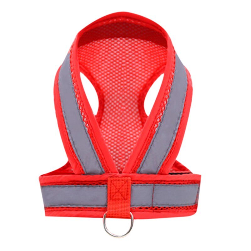 Verstelbare reflecterende hondenharnassen, ademend mesh-harnas, zacht verstelbaar veiligheidsharnas voor honden, klein en groot.