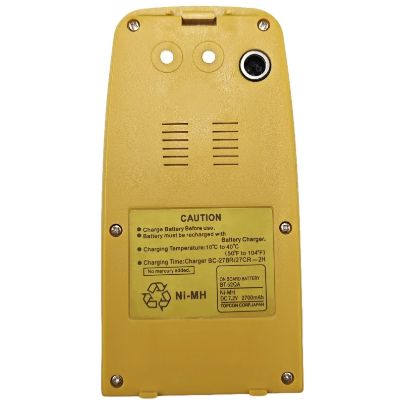 2 uds batería BT-52QA BT52Q BT-52Q BT52QA Ni-MH recargable para GTS-330/3000 GPT -3000 3100 3200 Series estaciones totales 3 pines: Default Title