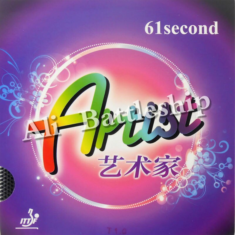 Original 61second Artist long out attack and control table tennis rubber rubber with sponge