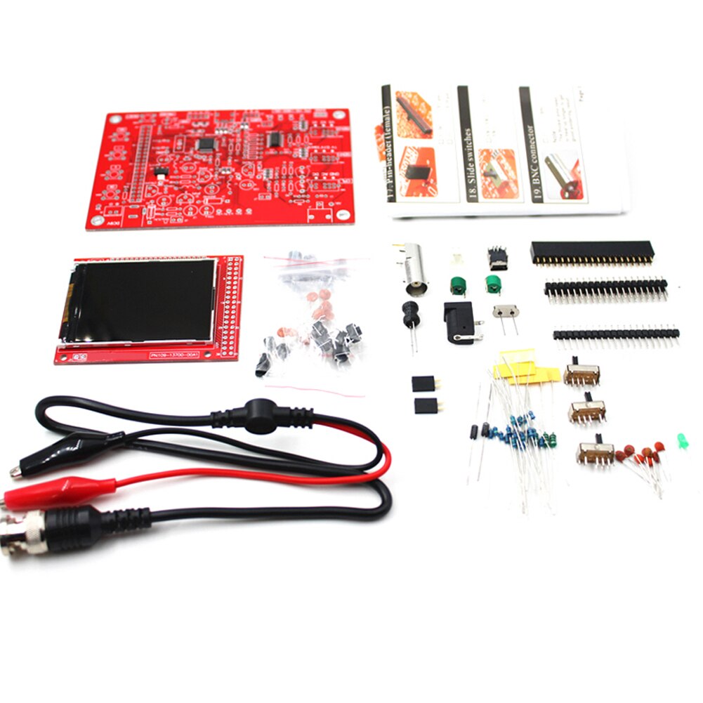 Handheld Mini Portable Digital Oscilloscope 30M 2031H Handheld Bandwidth 200MSps Sampling Rate with P6100 Oscilloscope Probe: DSO138