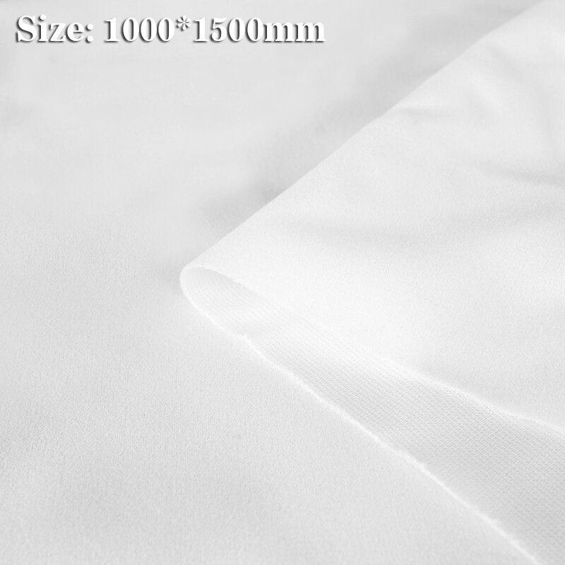 Tela de fondo no reflectante que absorbe la luz, textil de franela, telón de fondo para estudio fotográfico, cortina para fotografía: White 100x150cm