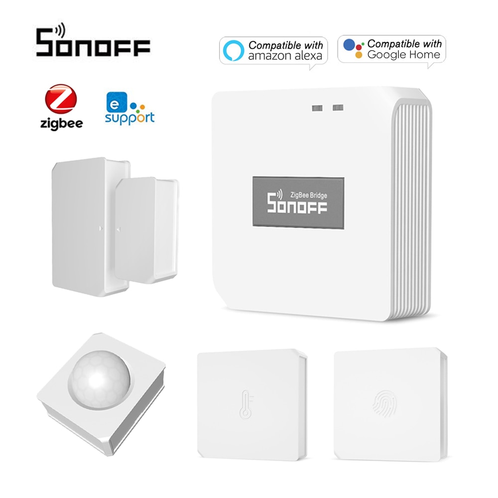 SONOFF Zigbee Bridge SNZB-01/02/03 Wireless Smart Switch Temperature Humidity Sensor Motion Sensor Wireless Door Window Sensor