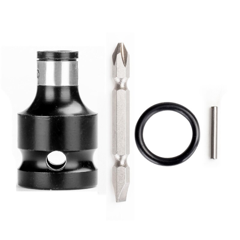 1/2 Inch Vierkante Tot 1/4 Inch Hex Ratel Dopsleutel Socket Adapter Spanner Set Drive Chuck Converter Impact Tool